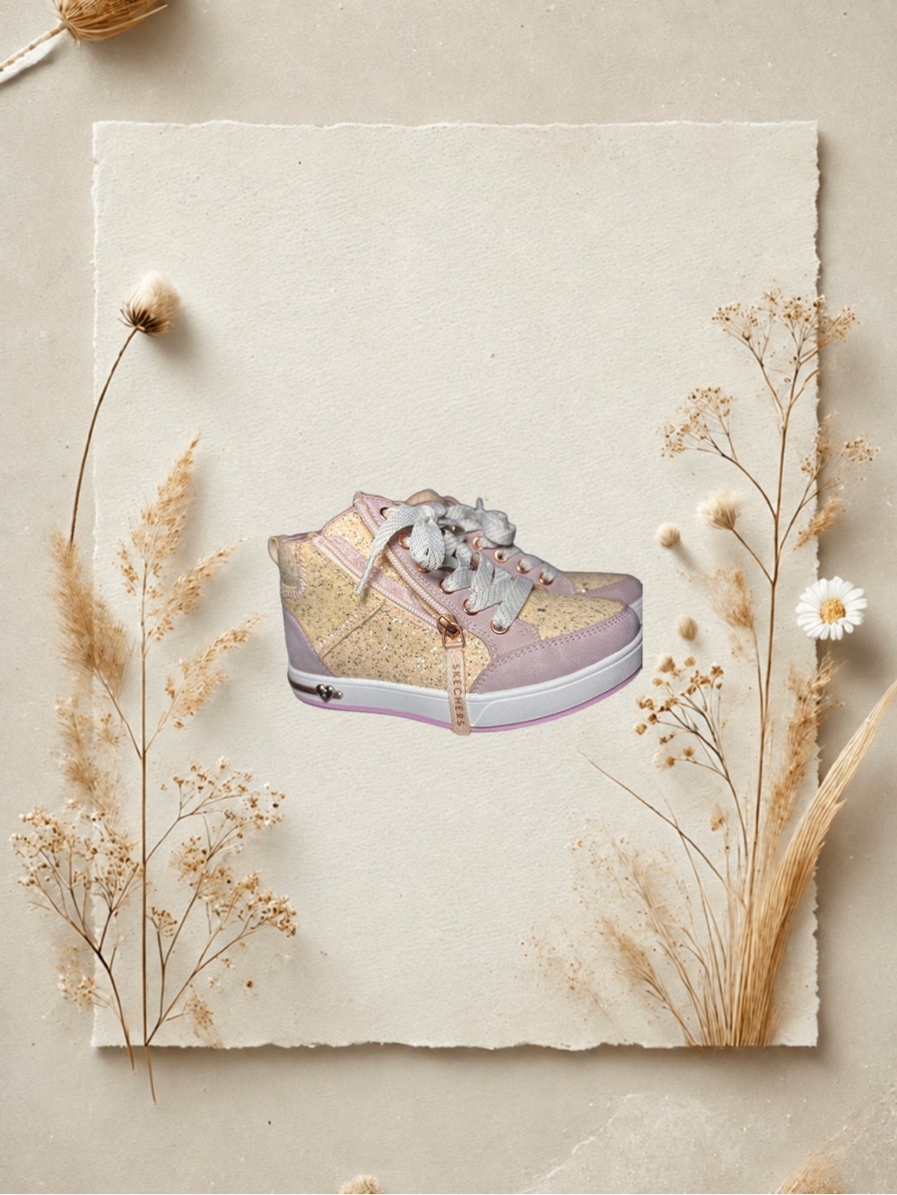 Girls' Glitter High-Top Sketchers